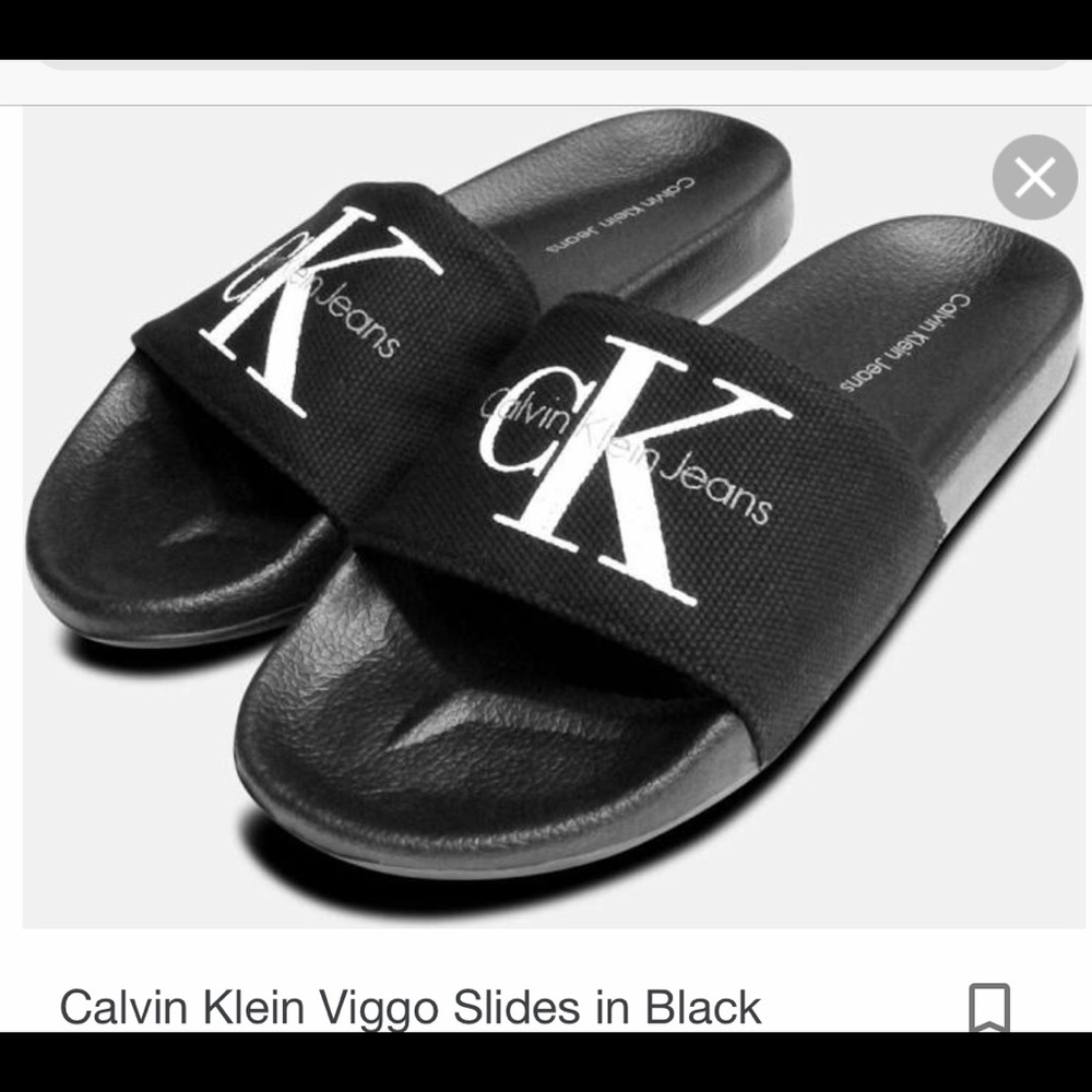 New Calvin Klein Viggo Mens Sandals black